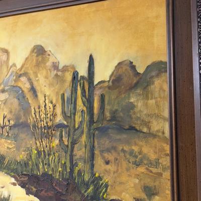 Sale Photo Thumbnail #701: Measures; 24 x 36 plus the frame 
