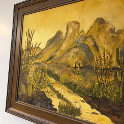 Sale Photo Thumbnail #702: Measures; 24 x 36 plus the frame 