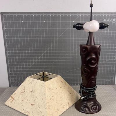 Sale Photo Thumbnail #879: Good Condition. 28" Tall Used. Usable. With Shade good Condition on the shade. 
