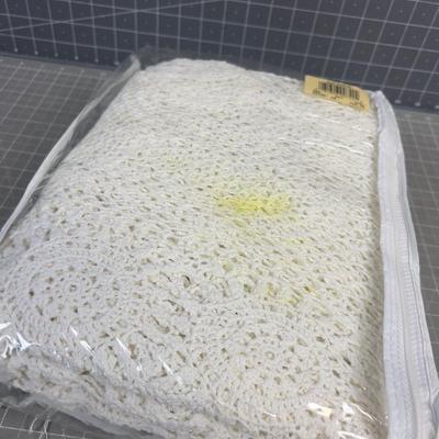 Sale Photo Thumbnail #895: Used. Crocheted. 68 x 86 