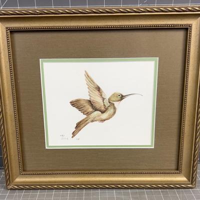 Sale Photo Thumbnail #946: Framed  and Matted 13 X 11" NICE! 