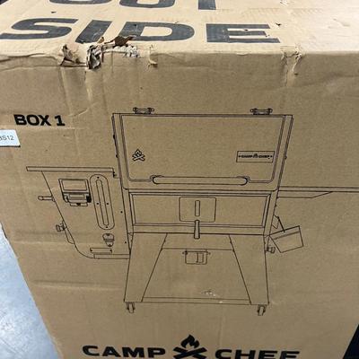 Sale Photo Thumbnail #1056: ONLY 1 box of 2 Looks like it is the Grill part not the HOPPER nor the LEGS SOO. Buyer be aware this is not complete!!!!! Yet it is new!