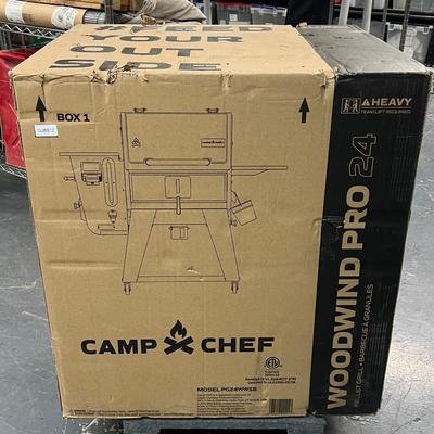 Sale Photo Thumbnail #1054: ONLY 1 box of 2 Looks like it is the Grill part not the HOPPER nor the LEGS SOO. Buyer be aware this is not complete!!!!! Yet it is new!