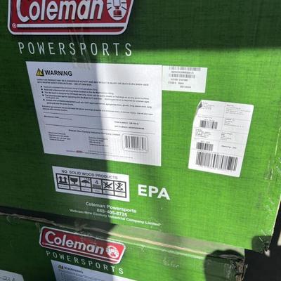 Sale Photo Thumbnail #1078: NEW in the Box. Never ridden on! This is an $800 VALUE Condition New

Coleman Powersports 98cc Single-Rider Gas-Powered Go Kart. 2 available brand new in crate. Bring loading help. Located in South Salt Lake.

Equipped with a 98cc 3HP engine, the Coleman 
