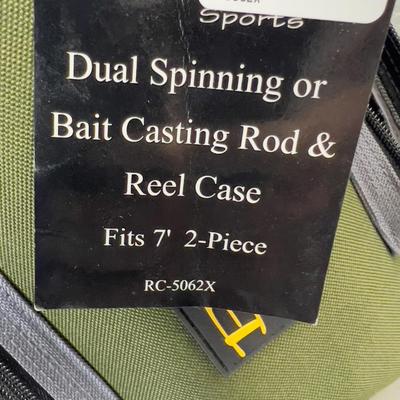 Sale Photo Thumbnail #1156: Carry both lucky poles and your good to fish either way. NEVER BEEN USED. 