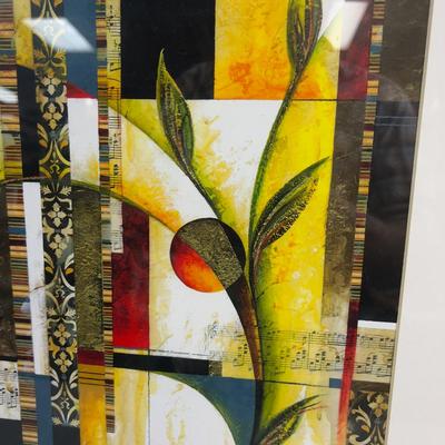 Sale Photo Thumbnail #1319: Used. Good Usable Condition. Modern Abstract 20 x 23 