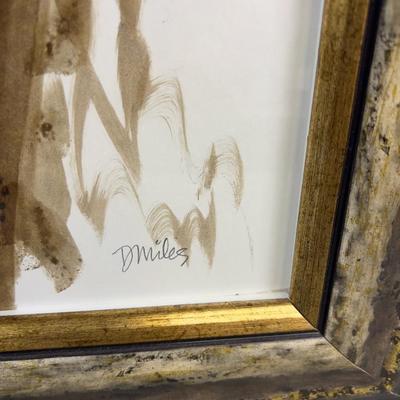 Sale Photo Thumbnail #1325: Signed and Framed under glass  26 x 18 