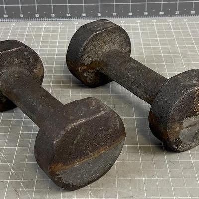 Sale Photo Thumbnail #1336: Old School. Weighting in at 7.5 Each. Build up those arm muscles! 