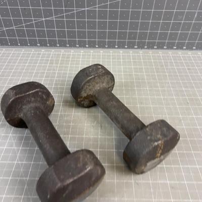 Sale Photo Thumbnail #1337: Old School. Weighting in at 7.5 Each. Build up those arm muscles! 
