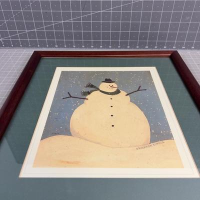 Sale Photo Thumbnail #1347: Measures 15 x 17" Framed 
