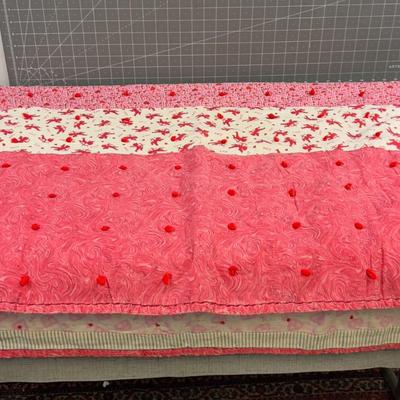Sale Photo Thumbnail #1902: Measures 38 x 50 Well Loved. Hand Crafted