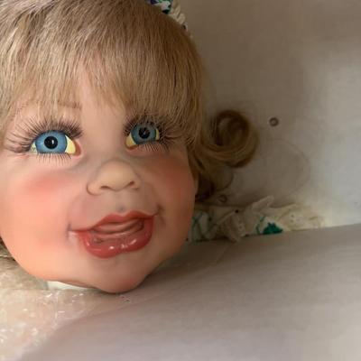 Sale Photo Thumbnail #2007: Like New in the Original Box. Very Good Condition. Life Like Doll Very big! 