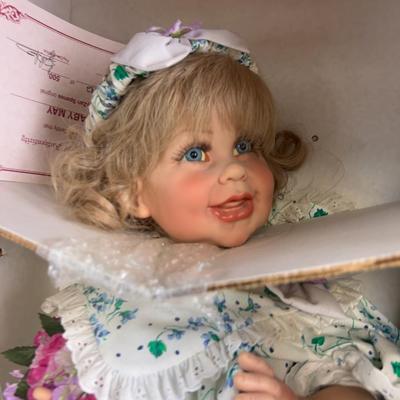 Sale Photo Thumbnail #2003: Like New in the Original Box. Very Good Condition. Life Like Doll Very big! 