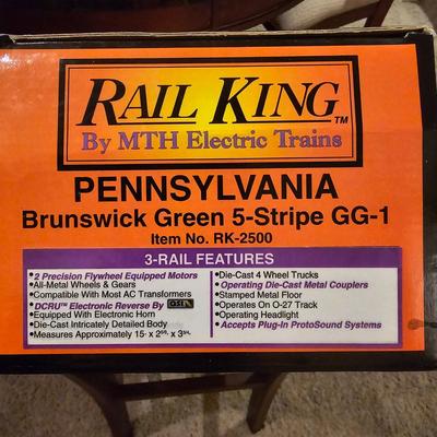 Pennsylvania Brunswick Green 5-Stripe GG-1 O Gauge (T1-JS)