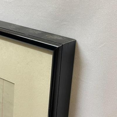 Framed 1868 Indenture Deed w/ $1 Washington Stamps (O-SS)
