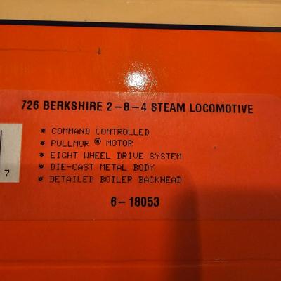 Lionel Century Club 726 Berkshire 2-8-4 Engine, Tender & Cars (T2-JS)
