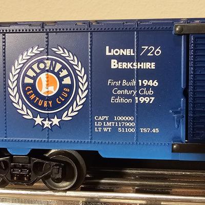 Lionel Century Club 726 Berkshire 2-8-4 Engine, Tender & Cars (T2-JS)