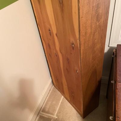 Two Wooden Six-Shelf Bookshelves (O-SS)