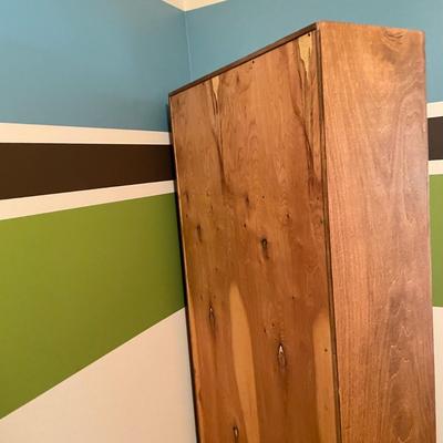Two Wooden Six-Shelf Bookshelves (O-SS)