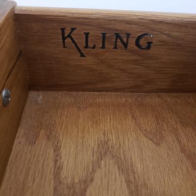 Kling Queen Bed Frame and Two Nightstands (B3-KD)