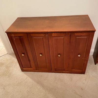 Solid Wood Media Chest (O-SS)