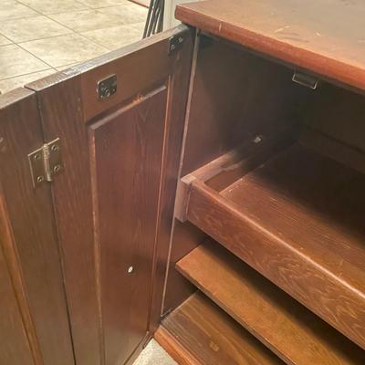 Solid Wood Media Chest (O-SS)