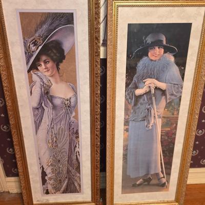 Pair of ladies prints