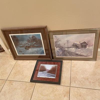 Framed Art by Ted Blaylock, Rita Rozzi & Robert Fabe (O-SS)