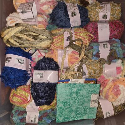 Tub of yarn