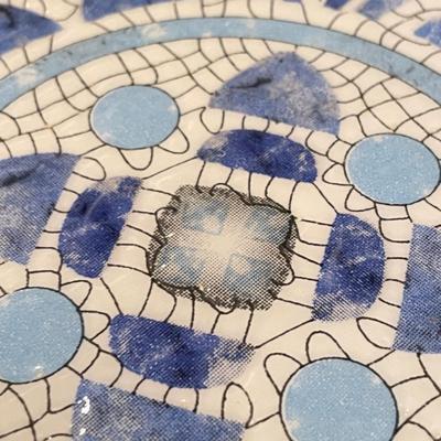 Ceramic “Tile” Plant Stand (P-SS)