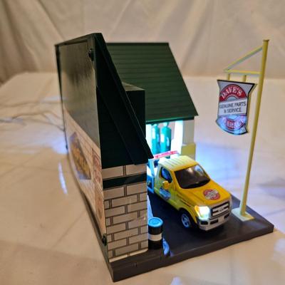 Two lighted/Animated Service Stations & More (T2-JS)