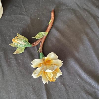 Trumpet Vase, Porcelain Flowers and More (LR-SS)