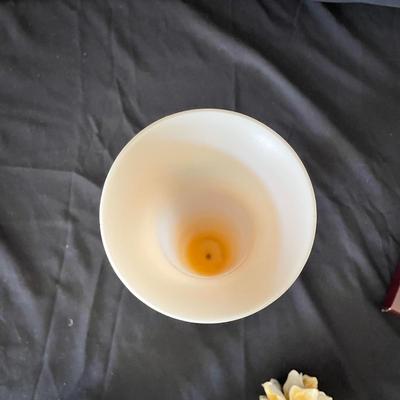 Trumpet Vase, Porcelain Flowers and More (LR-SS)
