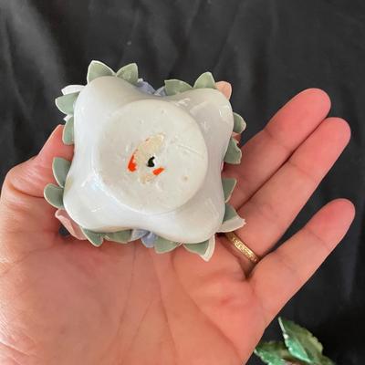 Trumpet Vase, Porcelain Flowers and More (LR-SS)