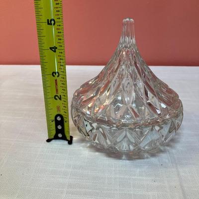 Sale Photo Thumbnail #63: Cut glass candy dish. Excellent condition!
