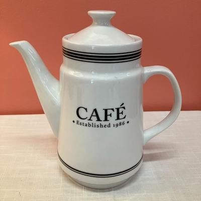 Sale Photo Thumbnail #65: Cute ceramic coffee pot, great for actual use or as decor
