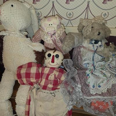 Vintage hand made toys