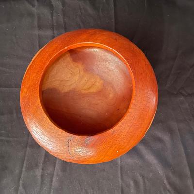 Hand Turned Cherry Wood Bowl (K-SS)