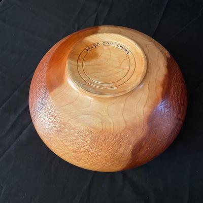 Hand Turned Cherry Wood Bowl (K-SS)
