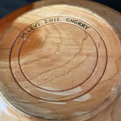 Hand Turned Cherry Wood Bowl (K-SS)