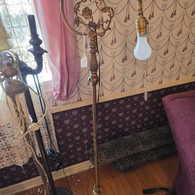 3 antique/vintage floor lamps