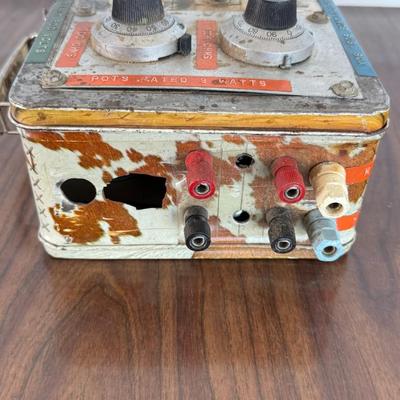 Lot 27: Vintage Electric Controller Lunch Box – Retro Industrial Style