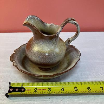 Sale Photo Thumbnail #118: Small Frankonia pitcher set, no chips/cracks!