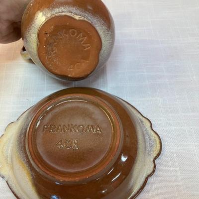 Sale Photo Thumbnail #121: Small Frankonia pitcher set, no chips/cracks!