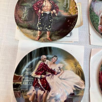 Sale Photo Thumbnail #146: Set of 4 collectible plates from The King and I. Excellent condition.