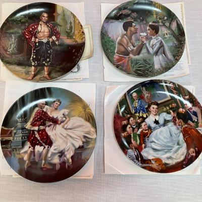 Sale Photo Thumbnail #145: Set of 4 collectible plates from The King and I. Excellent condition.