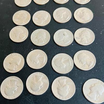 1965 Washington Quarters/Clad Coins with copper composition-LOT