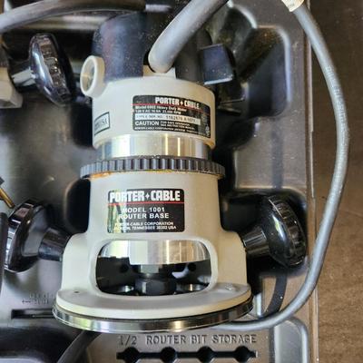 Porter Cable Router 6902 motor 1001 and 931 Router Base with case