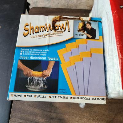 Box ShamWow! & 60 Pack Cotton Terry Towels