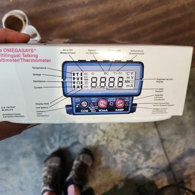 Omegasays Multilingual Talking Multimeter Thermometer